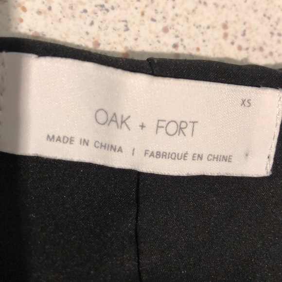 OAK & FORT black jumpsuit SIZE XS - Picture 8 of 8